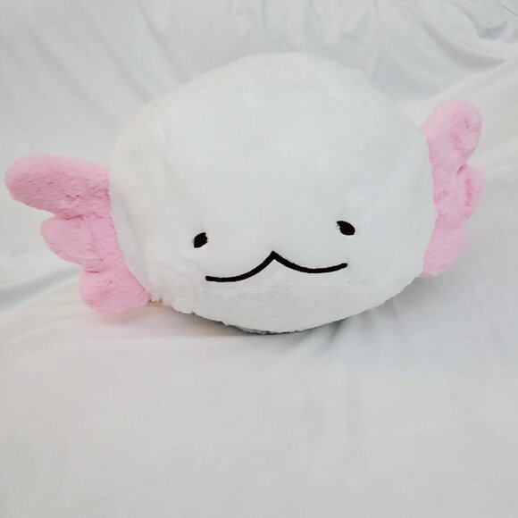 Yurutto Whoopers Axolotl Plushy (White) - Picture 2 of 6